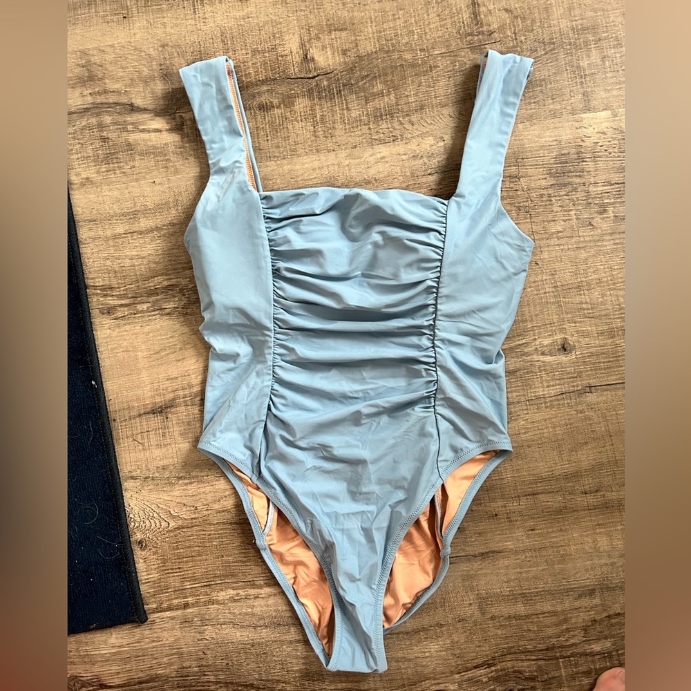 BNWT blue j crew swimsuit